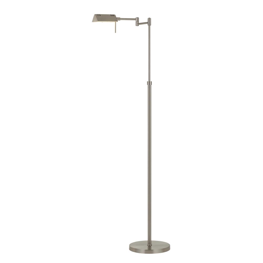 Metal Led 10W, 780 Lumen, 3K Pharmacy Swing Arm Adjustable Floor Lamp