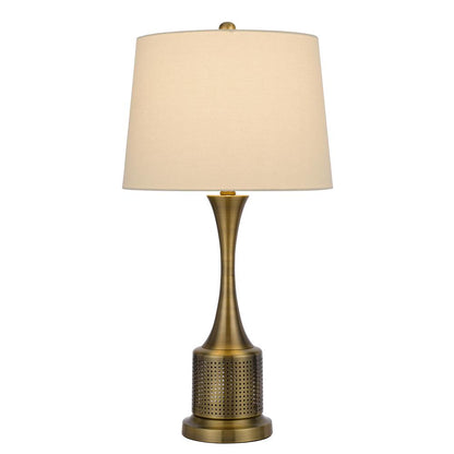 100W Toccoa Metal Table Lamp. Priced And Sold As Pairs