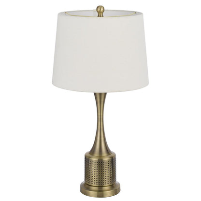 100W Toccoa Metal Table Lamp. Priced And Sold As Pairs