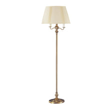 59" Height Metal Floor Lamp in Antique Brass