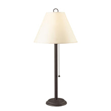 27.5" Heignt Metal Table Lamp in Black Rust Finish