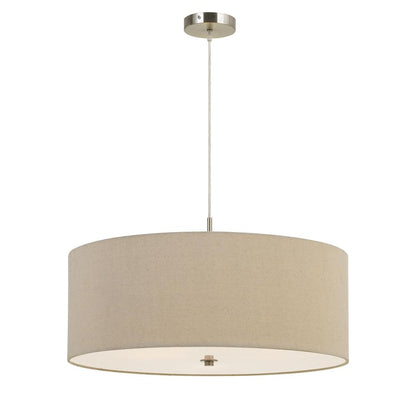 60W X 3 Addison Drum Pendant Fixture. Dia:24"