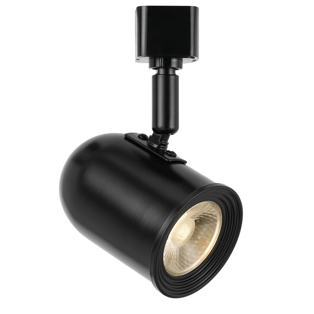 7W Dimmable integrated LED Track Fixture. 430 Lumen, 90 CRI, HT820BK