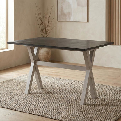 Charcoal Flip Top Coffee Table with Rubber Wood and MDF Finish