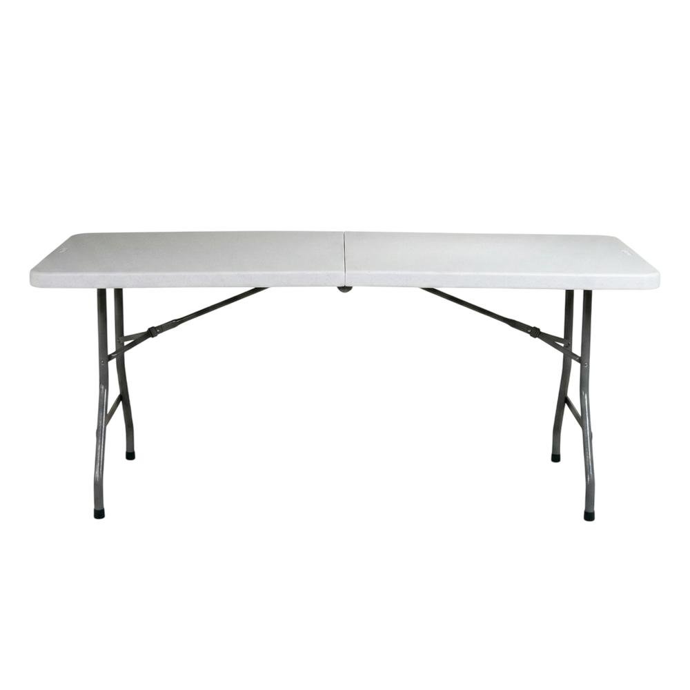 Light Grey, Folding Table, Quality Build, Durable Wood Frame