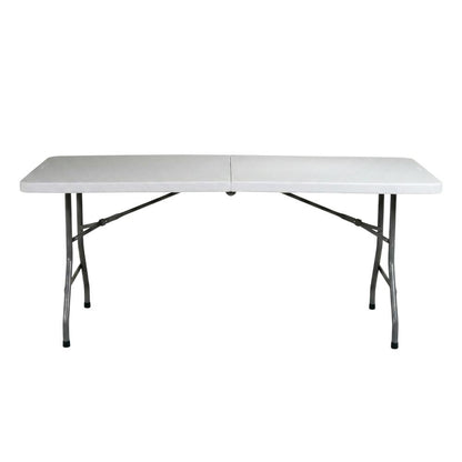 Light Grey, Folding Table, Quality Build, Durable Wood Frame