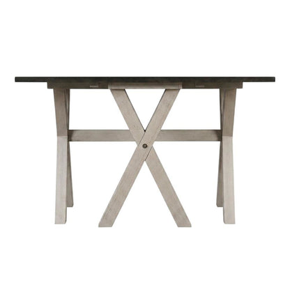 Charcoal Flip Top Coffee Table with Rubber Wood and MDF Finish