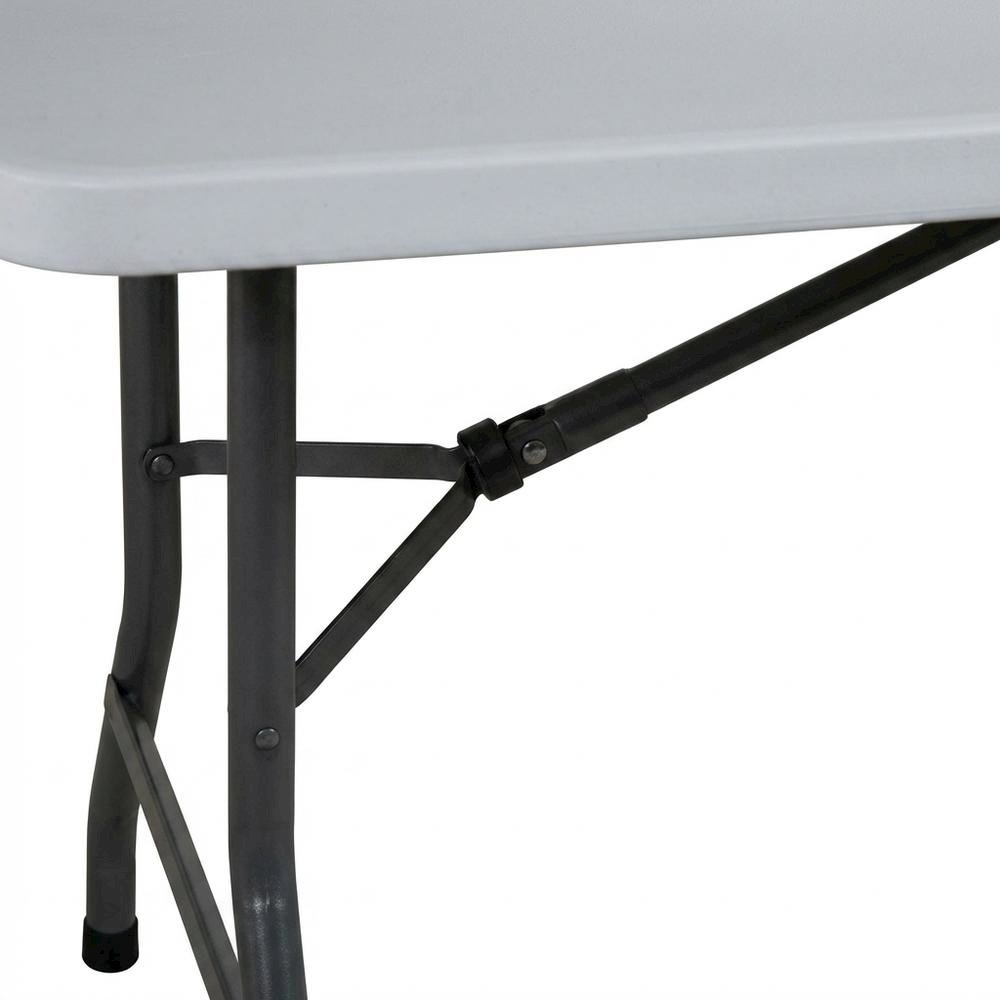 Light Grey, Folding Table, Quality Build, Durable Wood Frame
