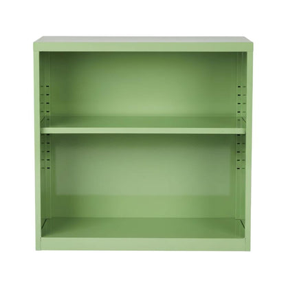 Steel bookcase for home storage with steel construction and lightweight design