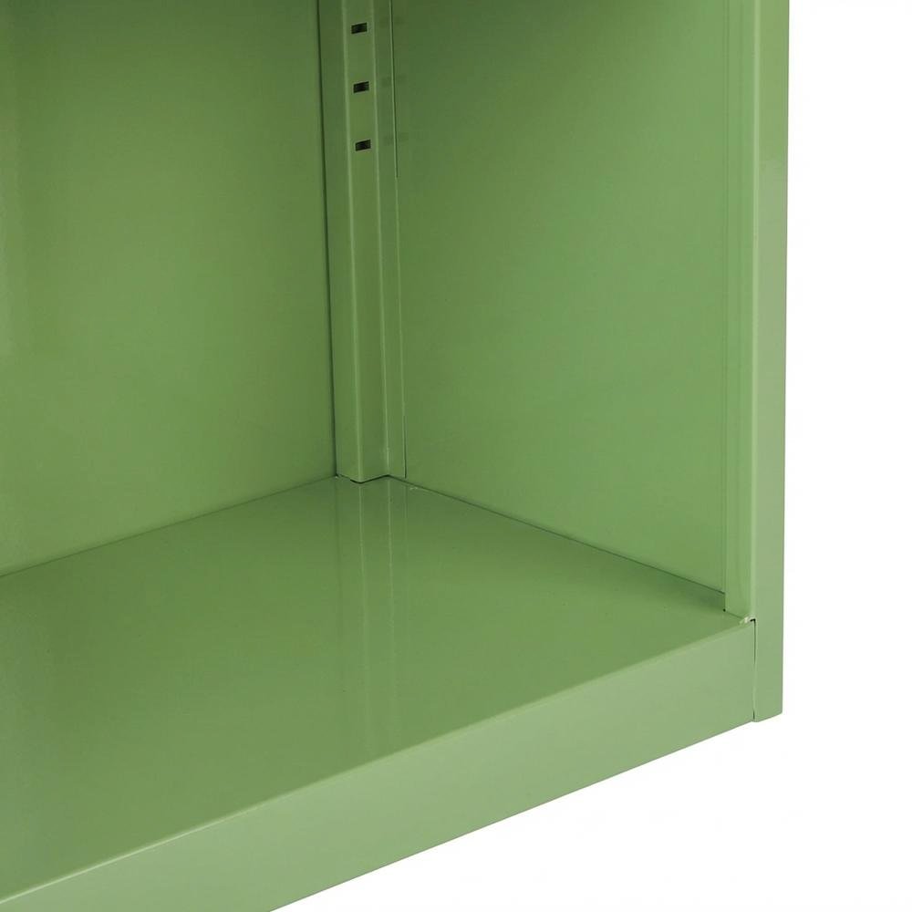Steel bookcase for home storage with steel construction and lightweight design