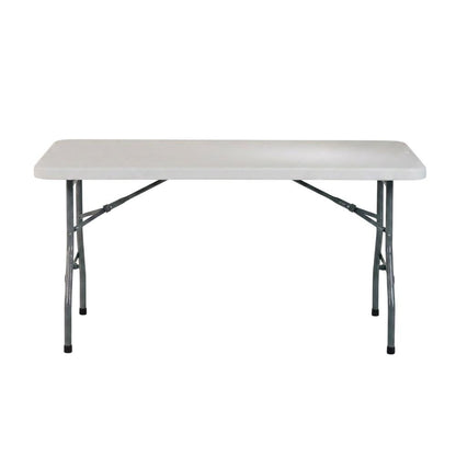 Light Grey, Folding Table, Quality Build, Durable Wood Frame