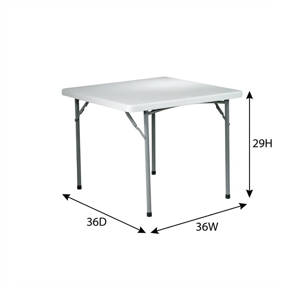 Light Grey, Folding Table, Quality Build, Durable Wood Frame