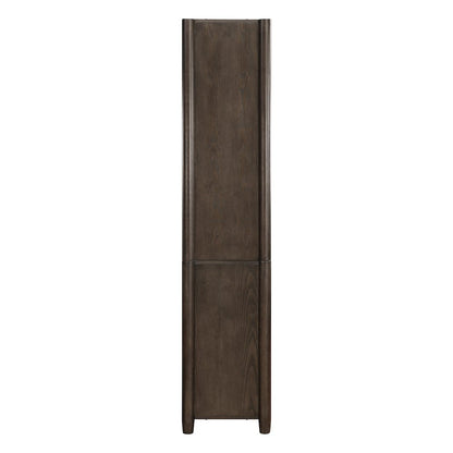 Wembley 5-Shelf Bookcase  in Burnt Ash Finish