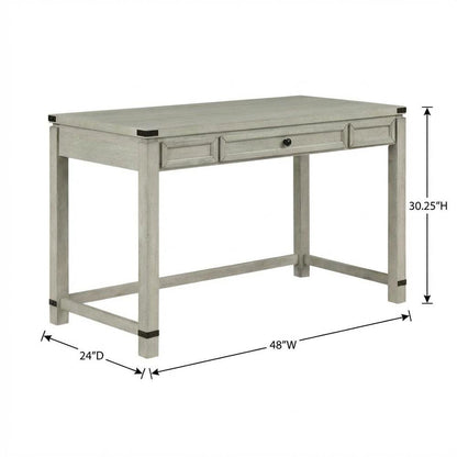 Wooden Lift Desk in Champagne Oak Finish with Traditional Design