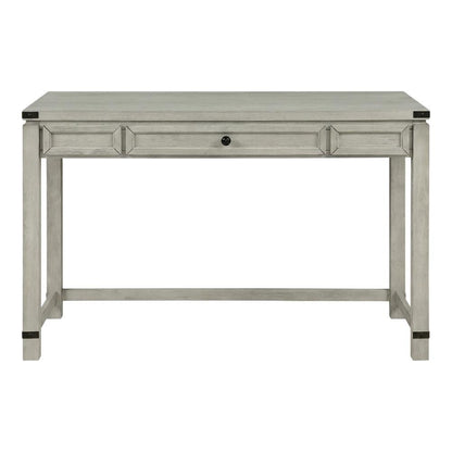 Wooden Lift Desk in Champagne Oak Finish with Traditional Design