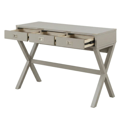 Wood Finish Desk in Natural Oak Finish for Home Office