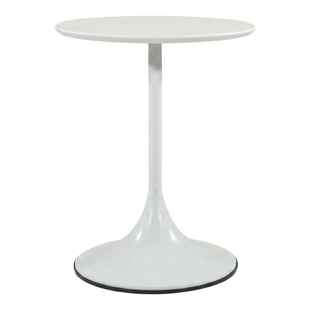 White, Side Table, Quality Build, Durable Wood Frame