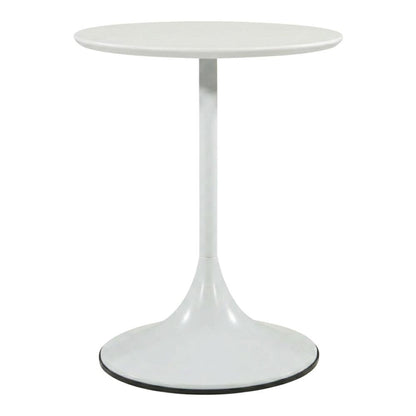 White, Side Table, Quality Build, Durable Wood Frame