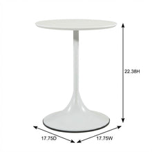 White, Side Table, Quality Build, Durable Wood Frame