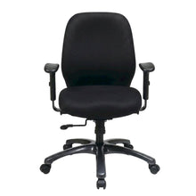 Polyester High-Back Ergonomic Chair with 2-to-1 Synchro Tilt and Arms