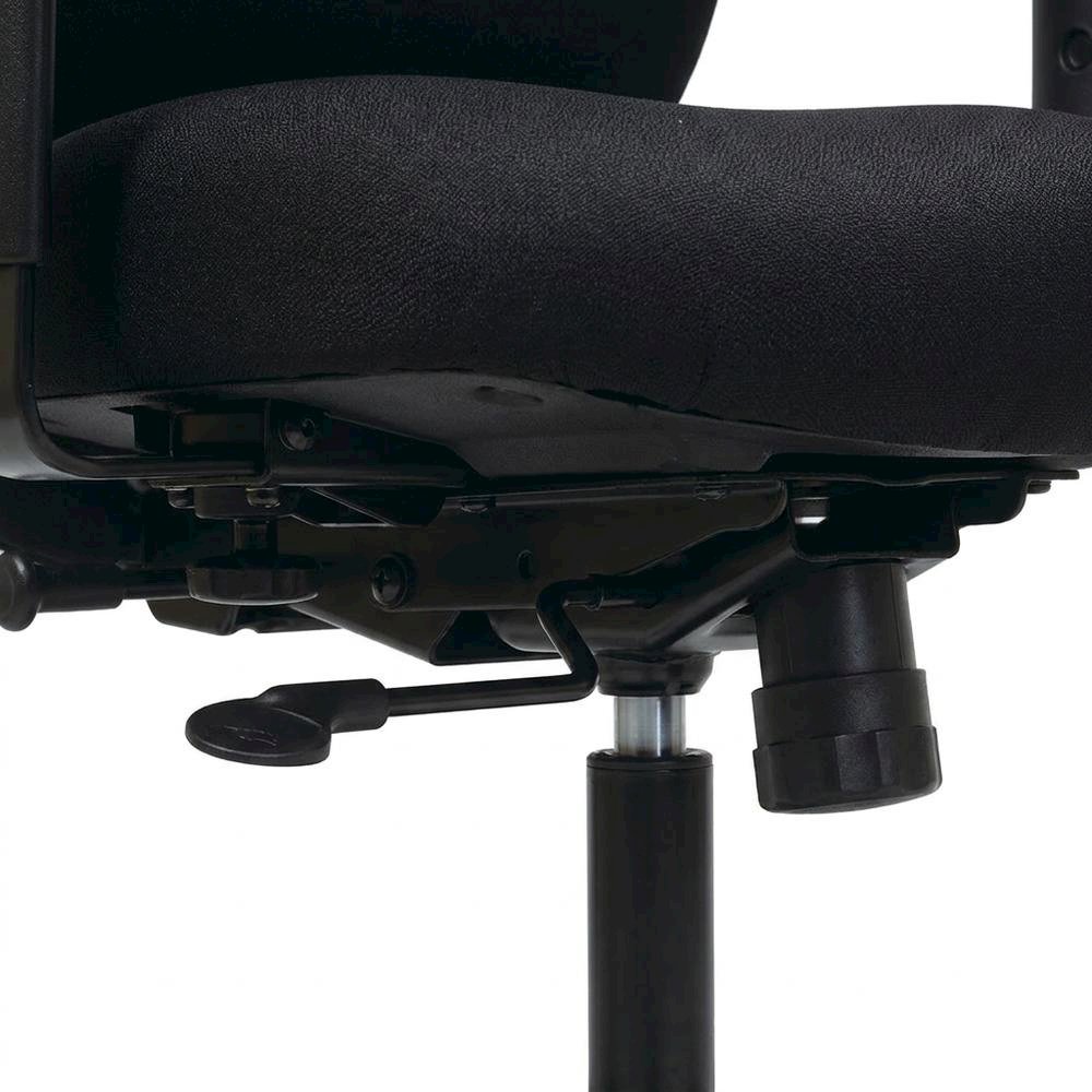 Polyester High-Back Ergonomic Chair with 2-to-1 Synchro Tilt and Arms