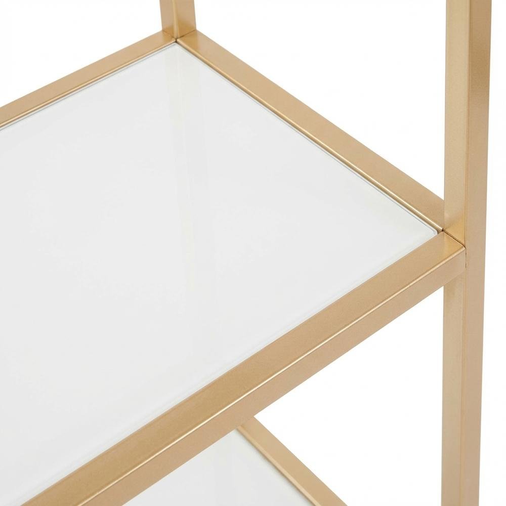 White modern bookcase with versatile storage and sleek design