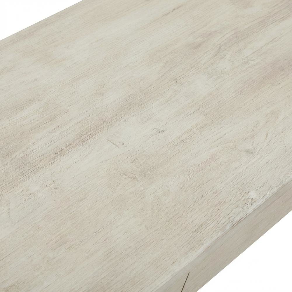 Wooden Desk in Natural Finish, Spacious Work Surface