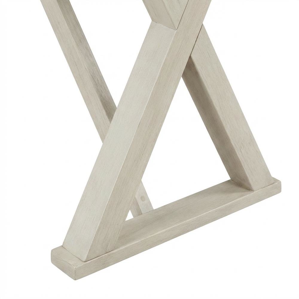 Wooden Desk in Natural Finish, Spacious Work Surface