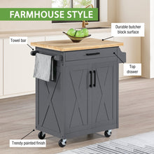 Bolten Kitchen Cart in Grey Finish
