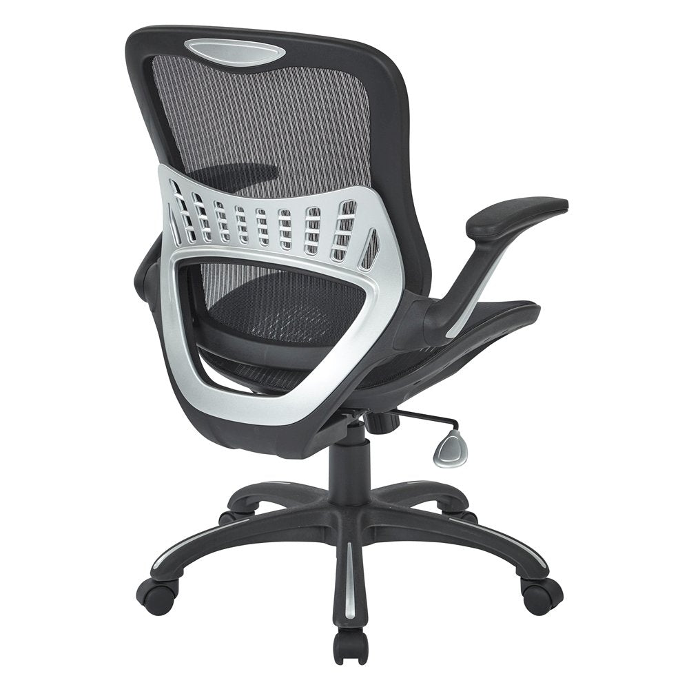 Black Tall Office Chair – Standing Desk Chair With Extended Height Frame