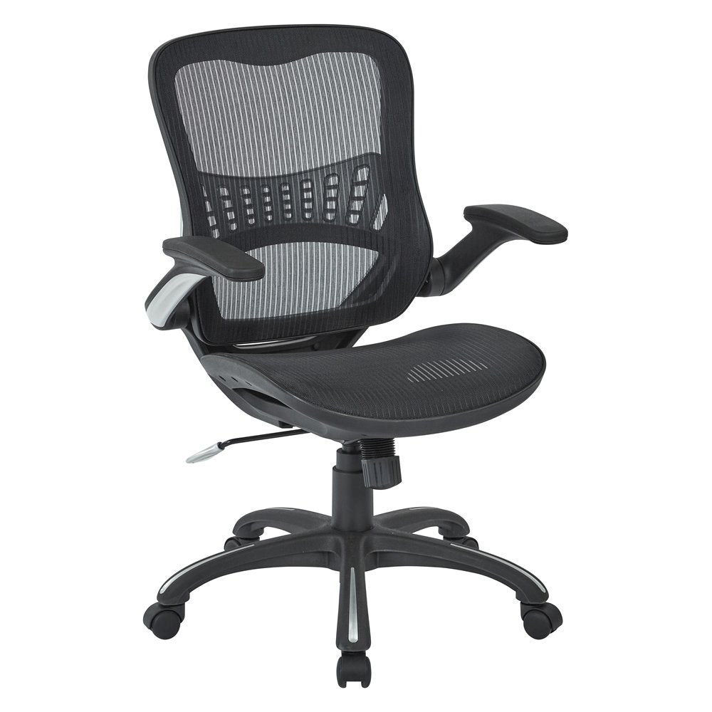 Black Tall Office Chair – Standing Desk Chair With Extended Height Frame