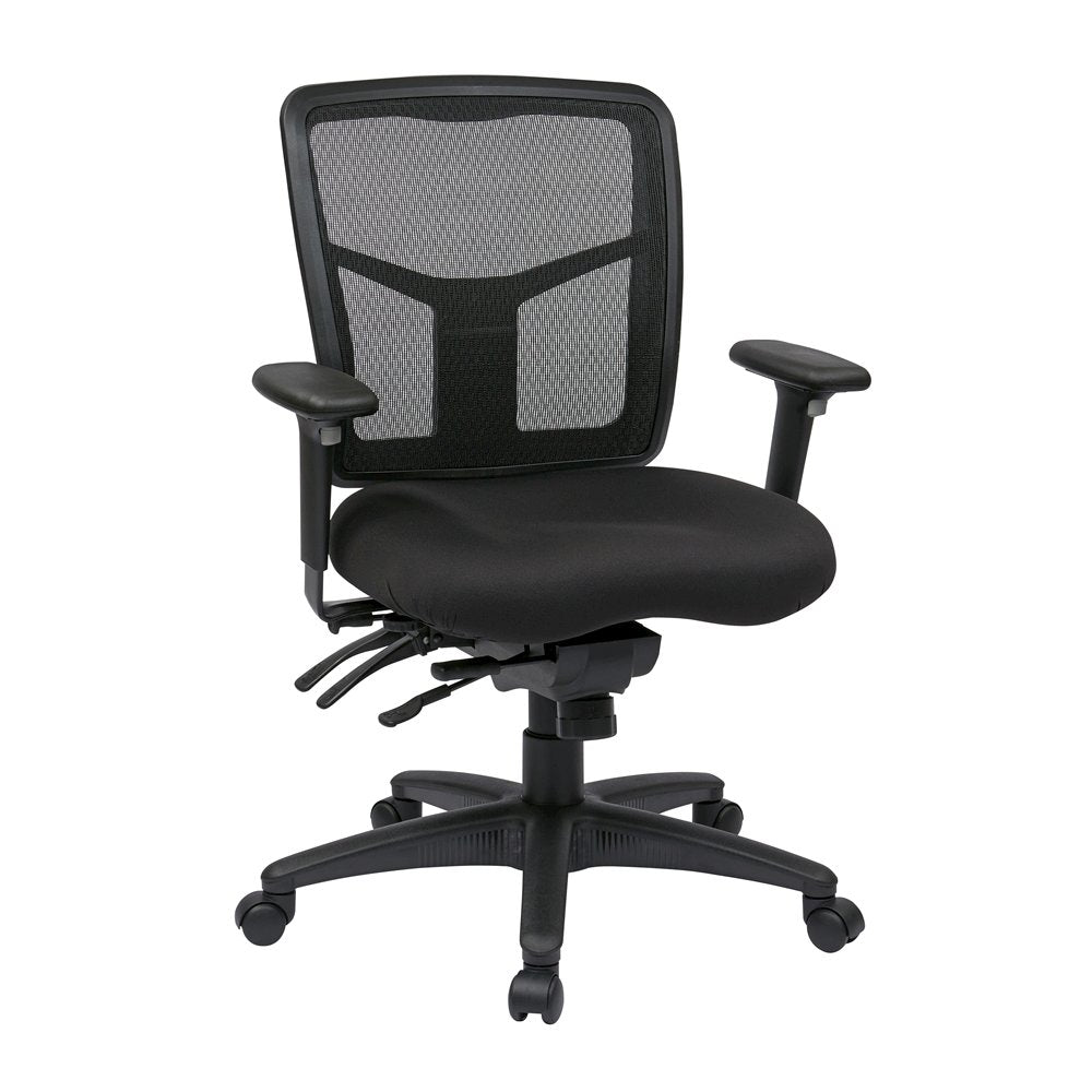 Ergonomic Mesh Office Chair – Mid-Back Task Chair With Mesh Seat