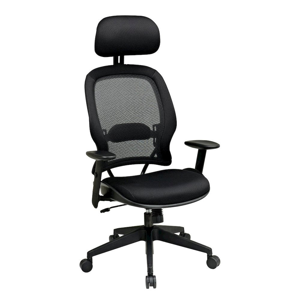 Ergonomic Mesh Office Chair – High-Back Computer Chair With Headrest