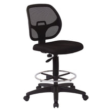 Black Drafting Chair – Tall Office Chair With 20-Inch Foot Rest