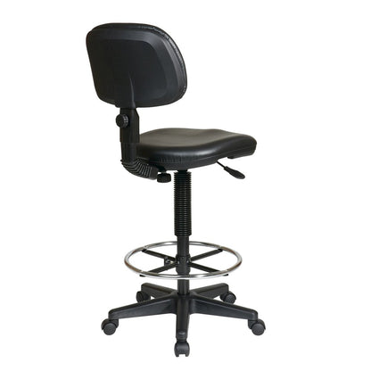 Black Drafting Chair – Tall Desk Chair for Standing Desk and Office Use
