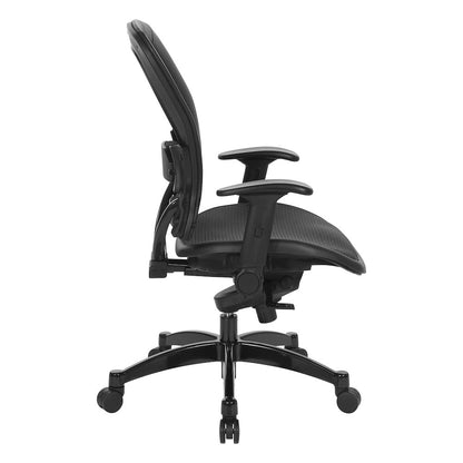 Manager's Black Breathable Mesh