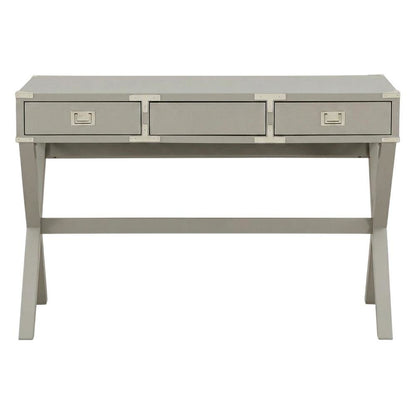 Wood Finish Desk in Natural Oak Finish for Home Office