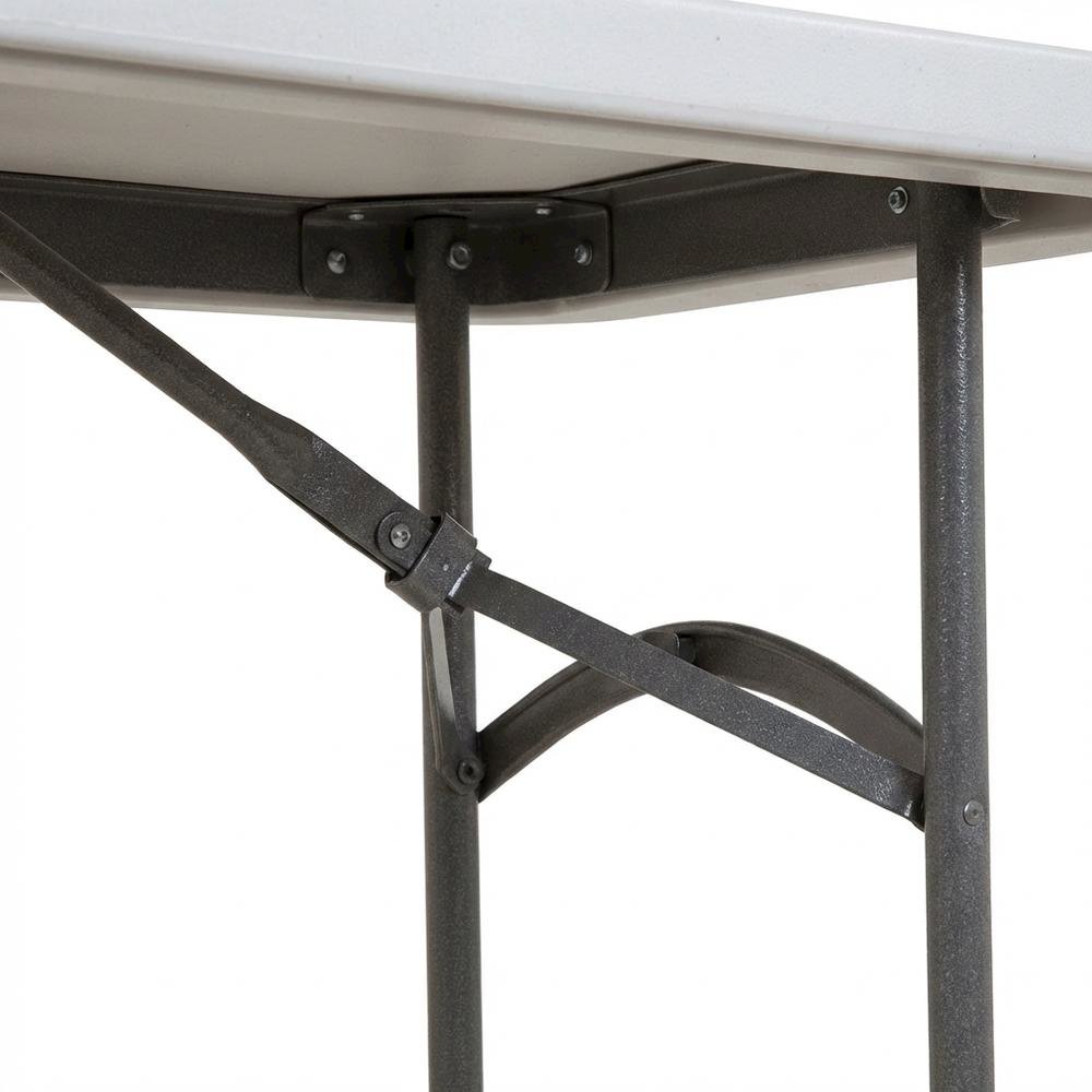 Light Grey, Folding Table, Quality Build, Durable Wood Frame