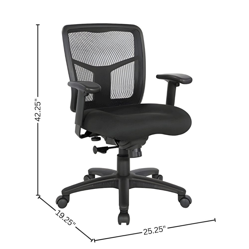Ergonomic Mesh Office Chair – Black Desk Chair for Task-Based Work