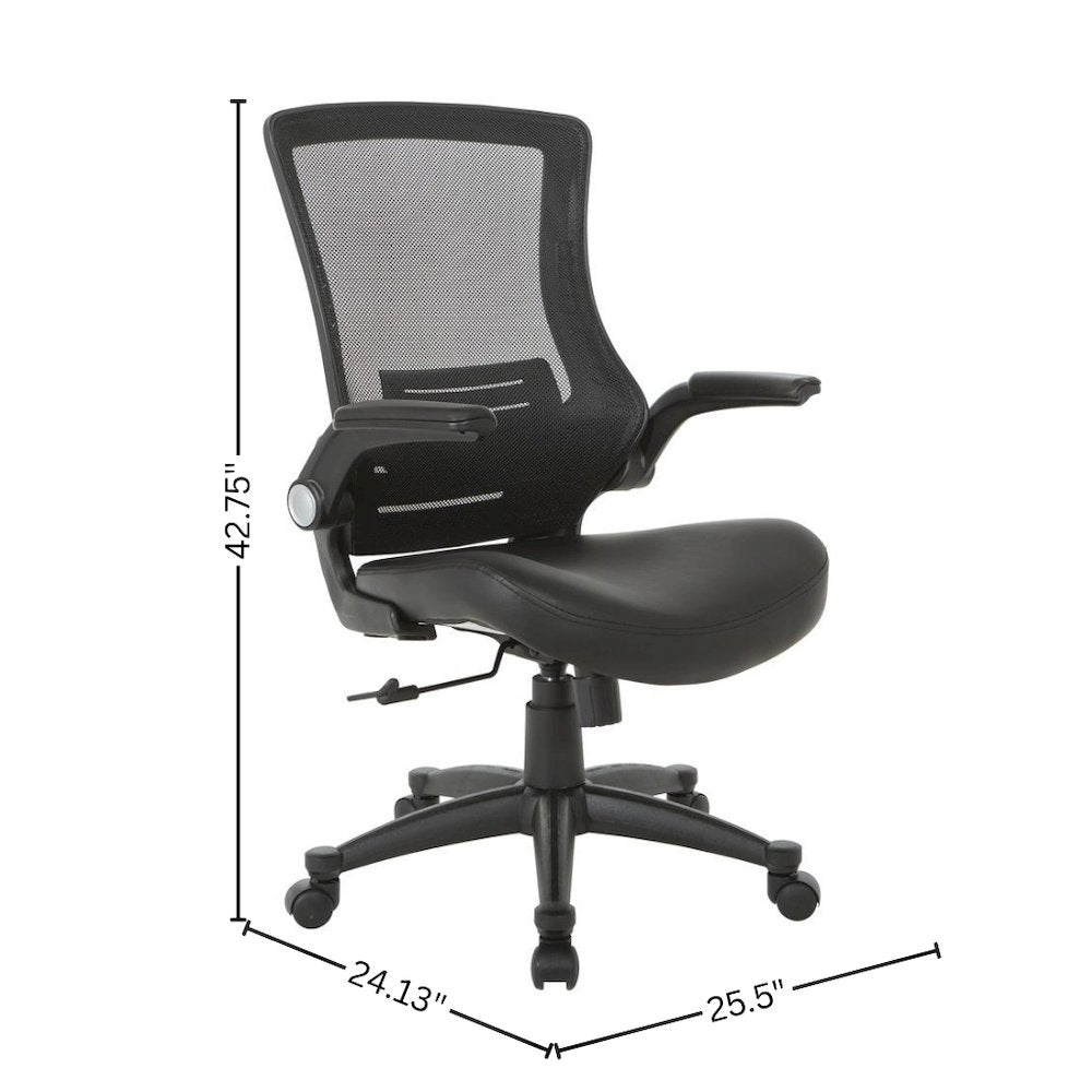 Black Office Chair – High-Back Desk Chair Comfy Computer Seating Solution
