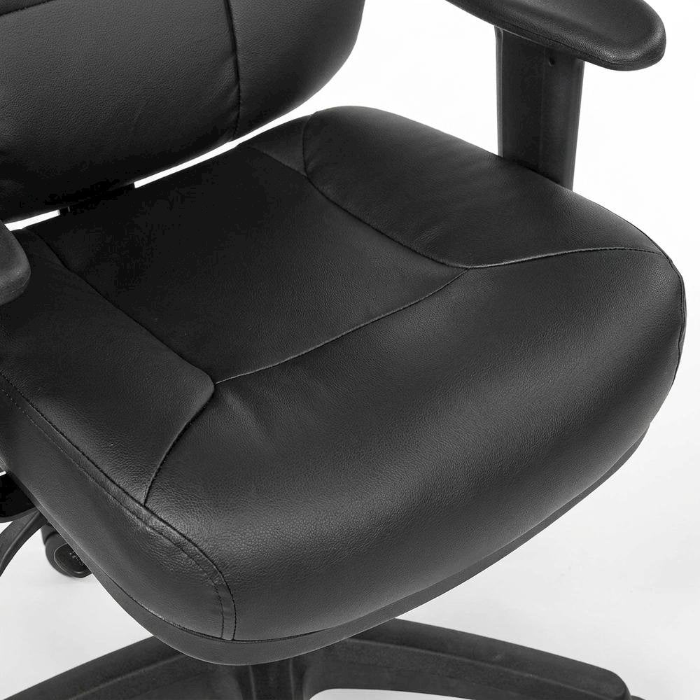 Deluxe Multi-Function Ergonomic High-Back Office Chair in PU with Metal Frame