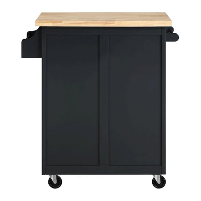 Bolten Kitchen Cart in Black Finish