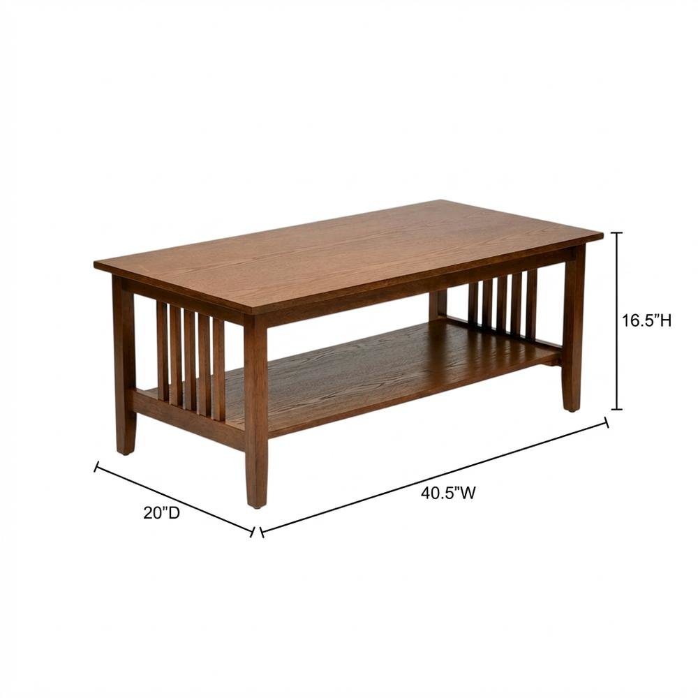 Wooden Coffee Table with Modern Design and sturdy construction