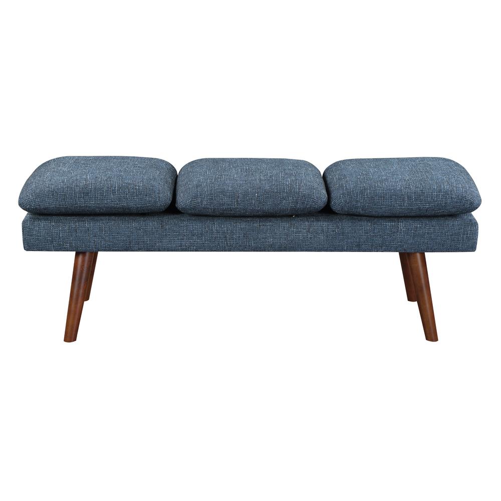 Amanda 54" Mid-Century Bench