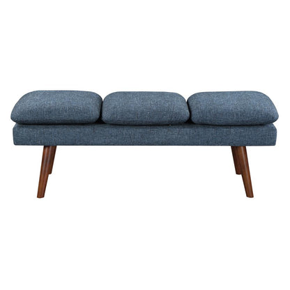 Amanda 54" Mid-Century Bench