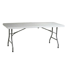 Light Grey, Folding Table, Quality Build, Durable Wood Frame