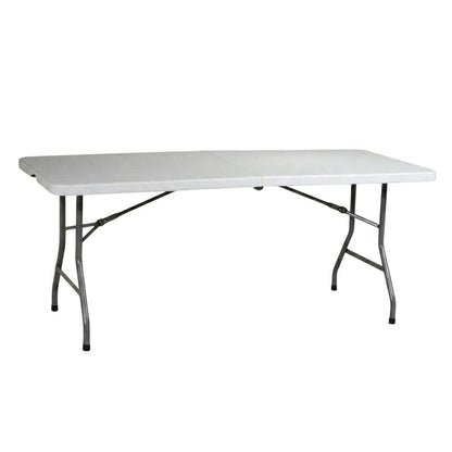 Light Grey, Folding Table, Quality Build, Durable Wood Frame