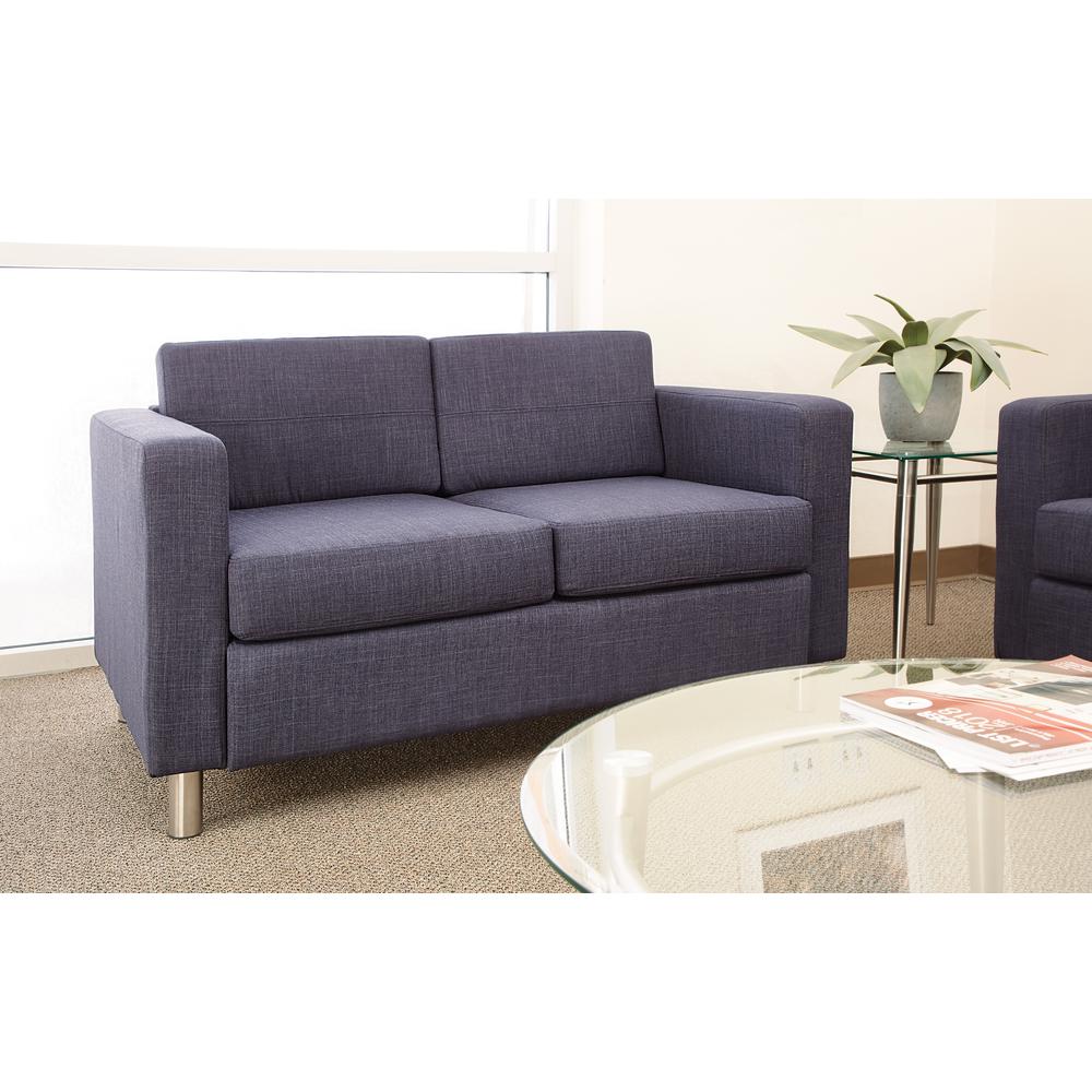 Pacific LoveSeat In Navy Fabric, PAC52-M19
