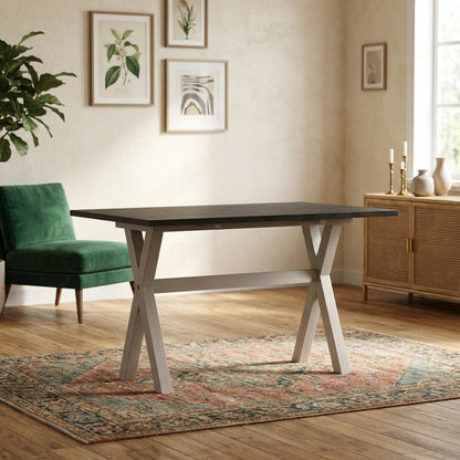 Charcoal Flip Top Coffee Table with Rubber Wood and MDF Finish