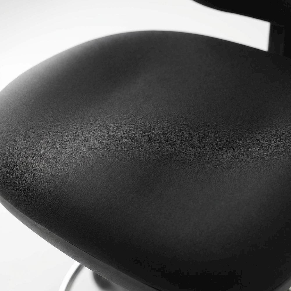 Fabric-Upholstered Deluxe Ergonomic Drafting Chair for Commercial Use